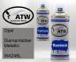 Preview: Opel, Diamantsilber Metallic, WA246L: 400ml Sprühdose + 400ml Klarlack - Set, von ATW Autoteile West.